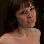 Brunette babe Seda gets analized by a machine dildo in metal bondage