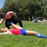 Flexible Bella Wilde gets her big ass grabbed & her hair pulled by Bobbi Starr