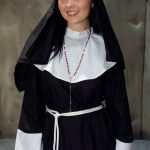 Kinky nun with a divine butt Angell Summers strips and poses nude