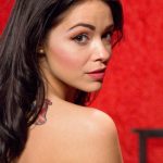 Sexy brunette Ava Dalush sucks a BBC in rope bondage after a hot striptease